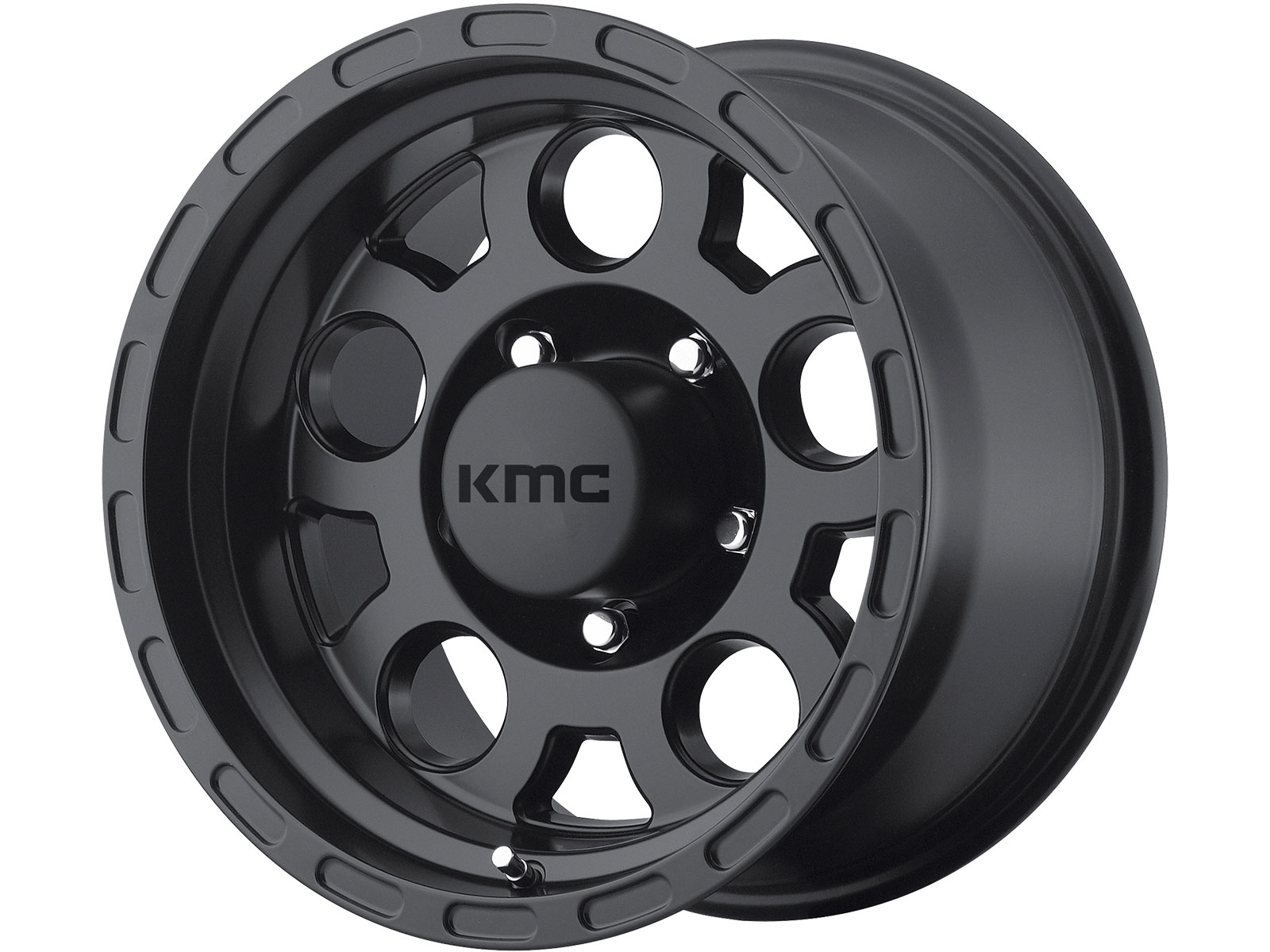 KMC Matte Black KM522 Enduro Wheels | RealTruck