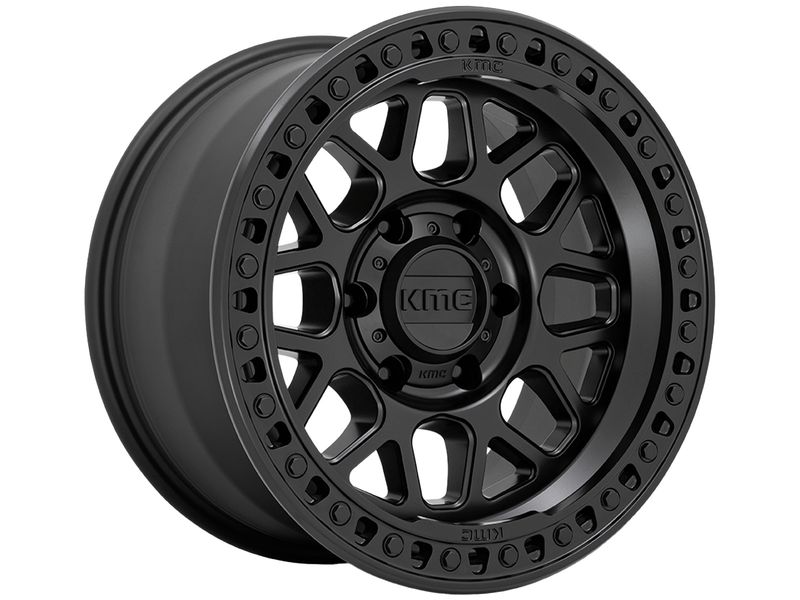 KMC Matte Black KM549 GRS Wheel KM54989050718 | RealTruck
