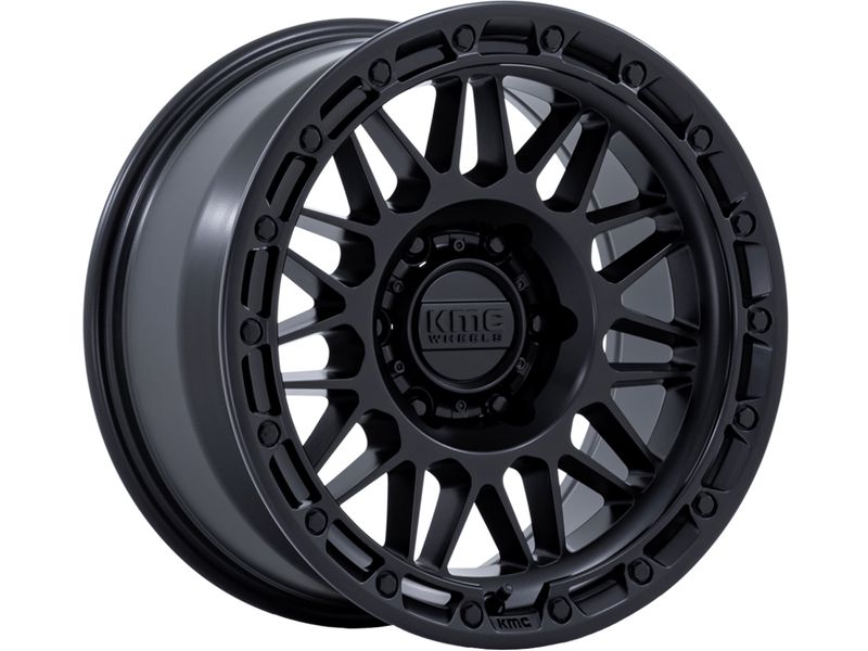 KMC Matte Black KM555 Attack Wheel KM555MX17856425 | RealTruck