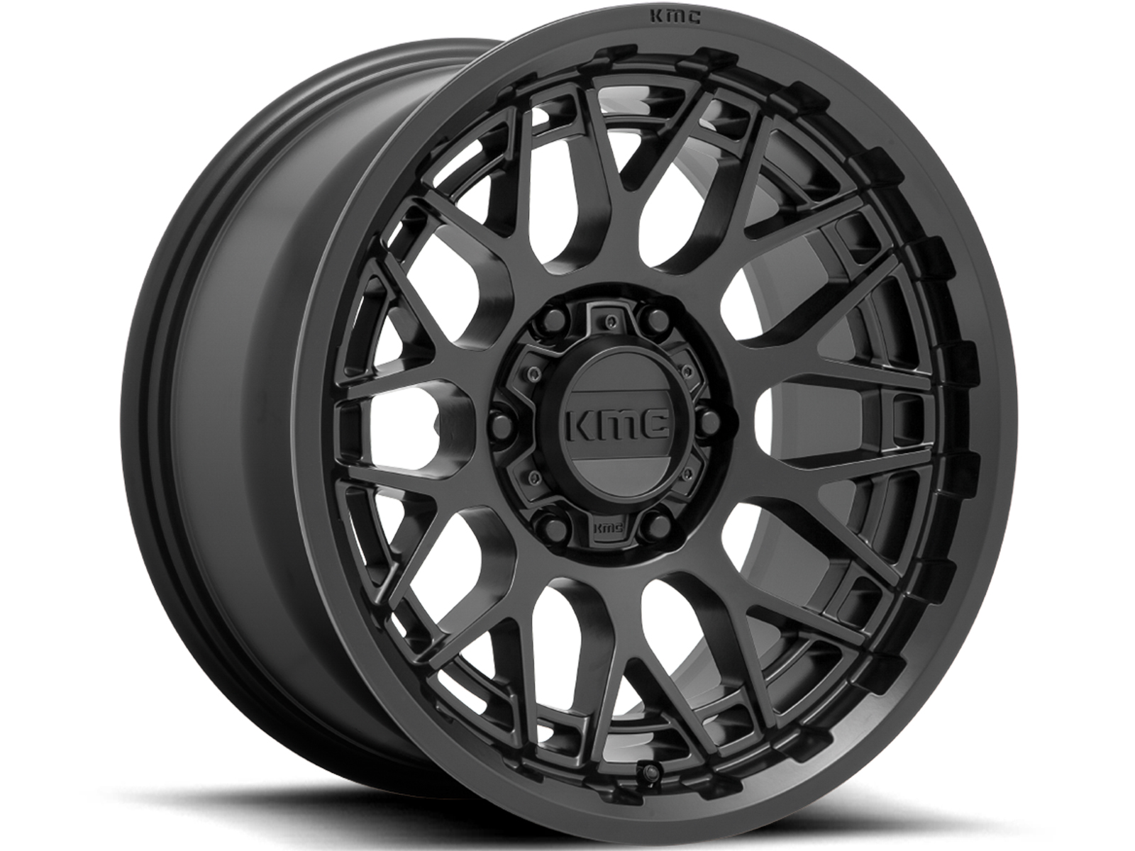 KMC Matte Black KM722 Technic Wheel KM72229068700 | RealTruck