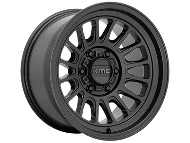 KMC Matte Black KM724 Impact OL Wheels | RealTruck