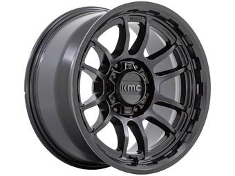 KMC Matte Black KM727 Wrath Wheels