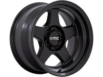 KMC Matte Black KM728 Lobo Wheel