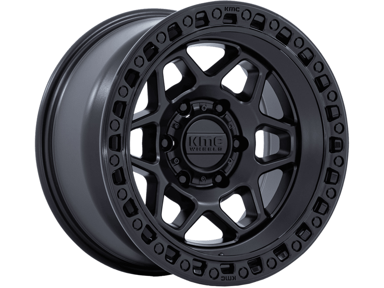 KMC Matte & Gloss Black KM553 Torx Wheels | RealTruck