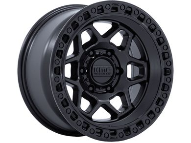 KMC Matte & Gloss Black KM553 Torx Wheels | RealTruck