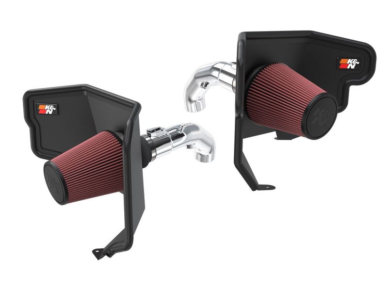 K&N 77 Series Polished Air Intake 779042KP RealTruck