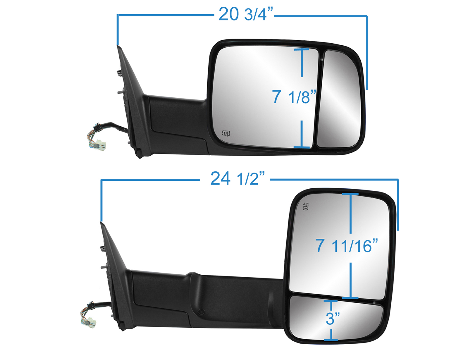Fits 2012-2018 Ram 1500/2500/3500, 2019-2022 1500 Classic (KSR-60195C)