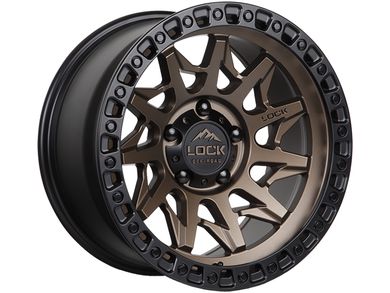 Luna❤︎Rich Lock Off-Road Bronze Lunatic Wheel LUNATIC-8957MRMBR | RealTruck