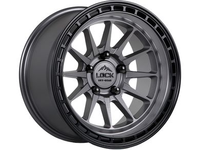Lock Off-Road Grey Baja Wheel BAJA-7957MGMBR | RealTruck