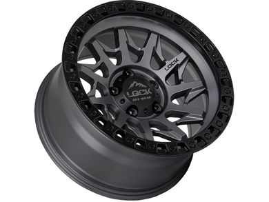 Lock Off-Road Grey Lunatic Wheel LUNATIC-7963MGMBR | RealTruck