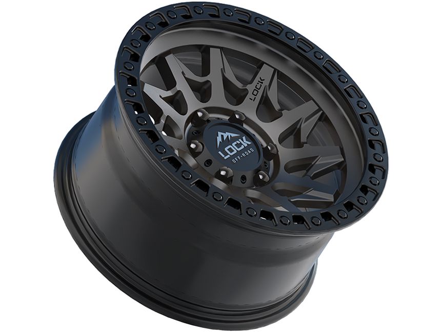 Lock OffRoad Grey Lunatic Wheel LOWLUNATIC2957MGMBR RealTruck