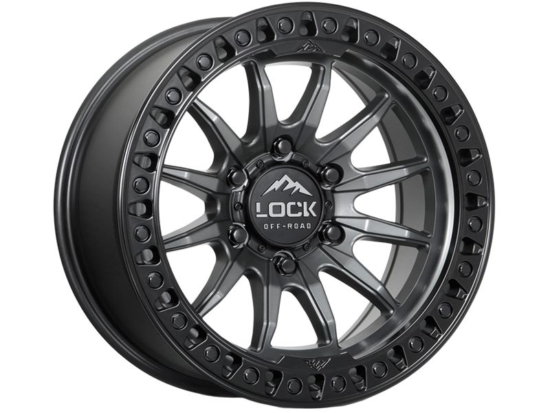 Lock Off-Road Grey Trail Wheel TRAIL-7957MGMBR | RealTruck