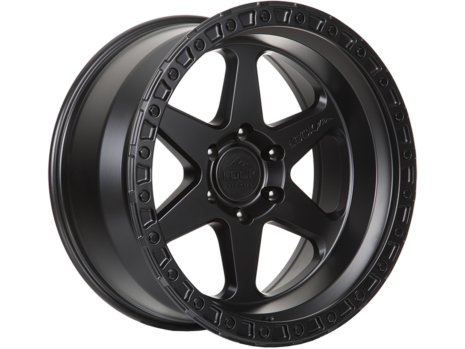 Lock Off-Road Matte Black Olympus Wheel OLYMPUS-2969MB | RealTruck