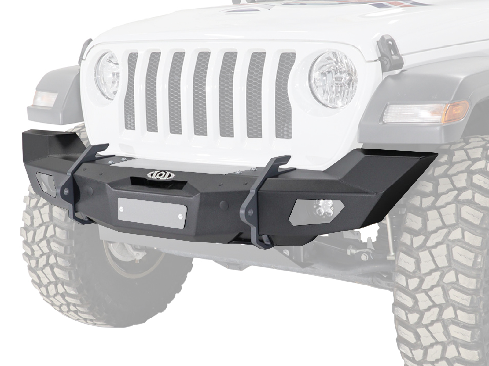 LoD Offroad Black Ops Full-Width Front Winch Bumper JFB1881