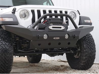 LOD PRODUCTS × 1SLOW PRODUCTS SO-DECK BK LoD Offroad Destroyer Front Bumper Skid Plate JSP0700 | RealTruck