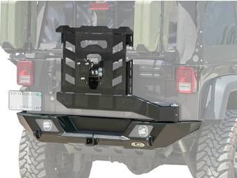 LoD Offroad Destroyer Shorty Rear Bumper with Tire Carrier Main Image