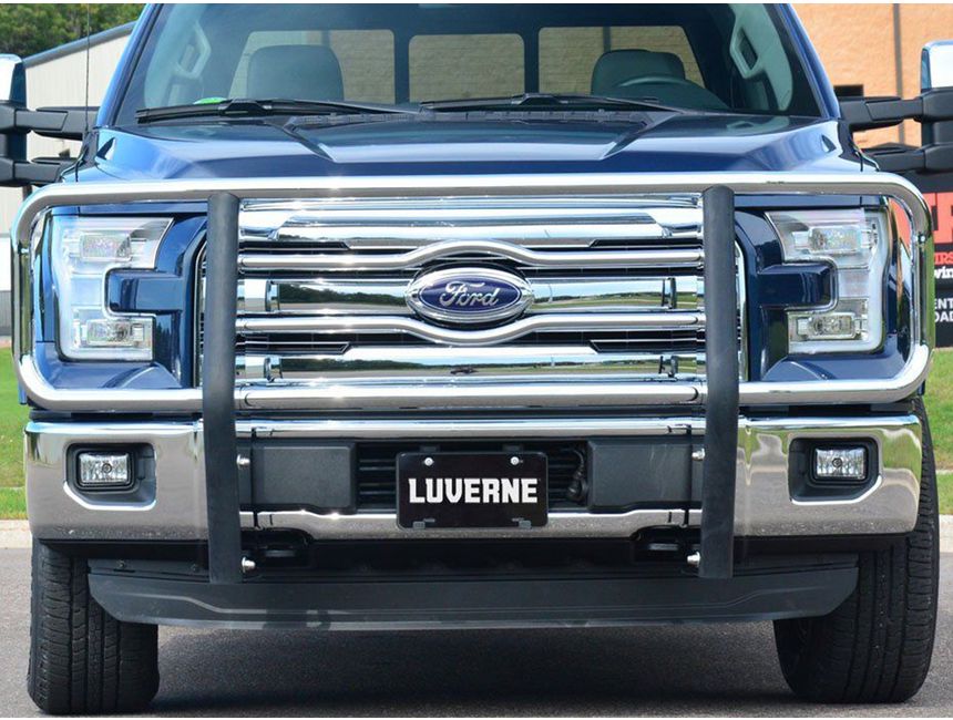 Luverne Classic Chrome Grille Guard 331523331520&LUV202450 RealTruck
