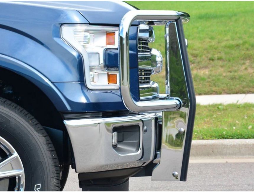 Luverne Classic Chrome Grille Guard 331523331520&LUV202450 RealTruck