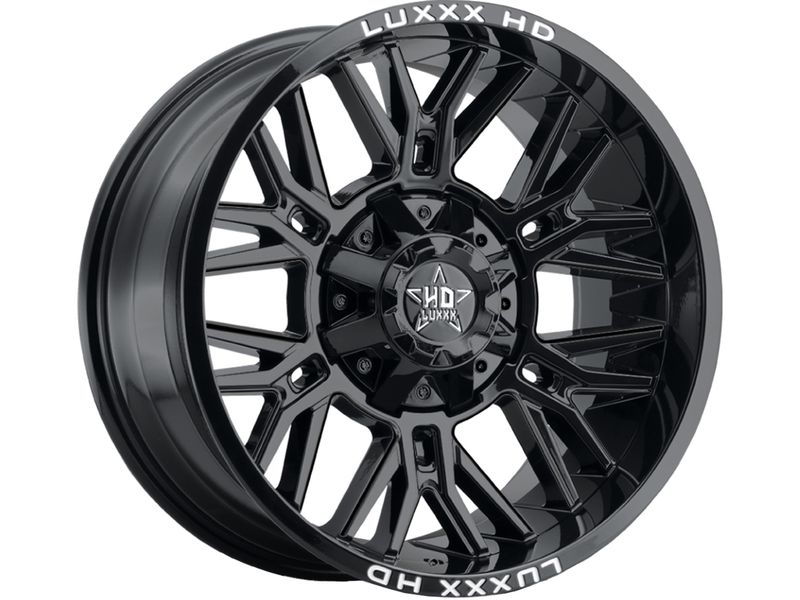 Luxxx HD Gloss Black LHD25 Wheels | RealTruck