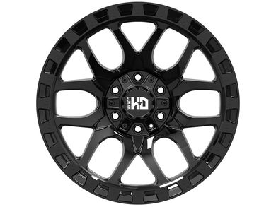 Luxxx HD Gloss Black LHD41 Wheel LHD4117951271397-6D-A | RealTruck