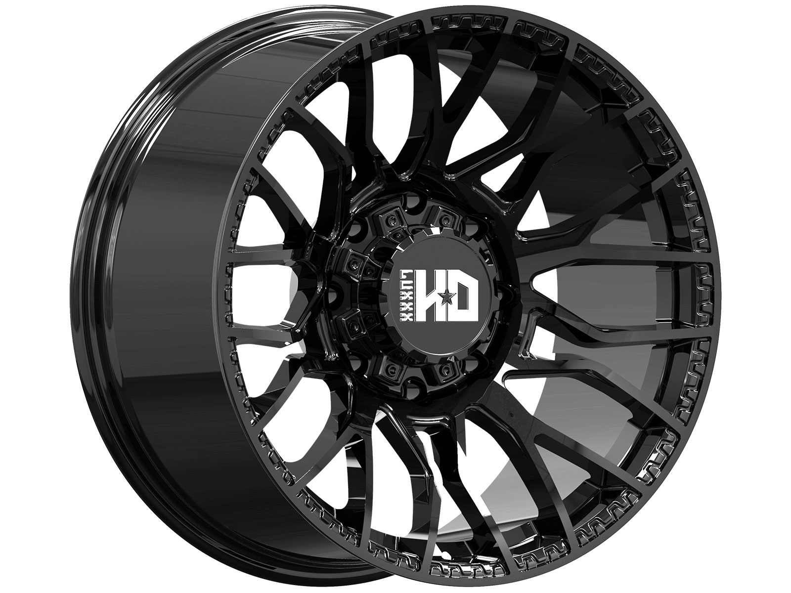 Luxxx HD Gloss Black LHD42 Wheel LHD4220961351397-0G-A | RealTruck