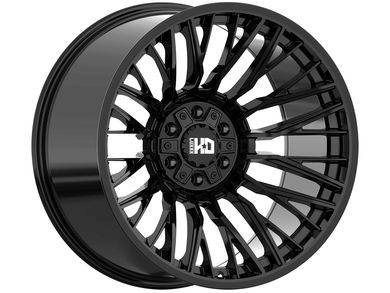 Luxxx HD Gloss Black LHD44 Wheel LHD4422128180-44K-A | RealTruck