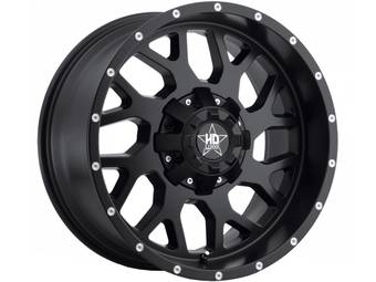 Luxxx HD Matte Black LHD8 Wheel