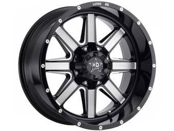 Luxxx HD Milled Gloss Black LHD10 Wheel