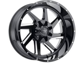 Luxxx HD Milled Gloss Black LHD13 Wheel