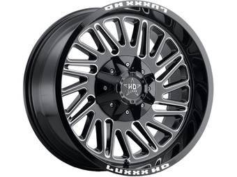 Luxxx HD Milled Gloss Black LHD19 Wheel