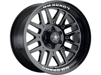 Luxxx HD Milled Gloss Black LHD20 Wheel