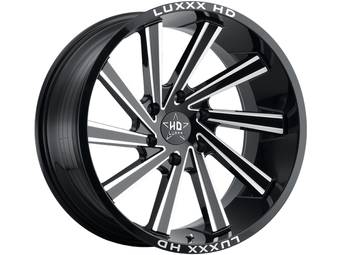 Luxxx HD Milled Gloss Black LHD22 Wheel