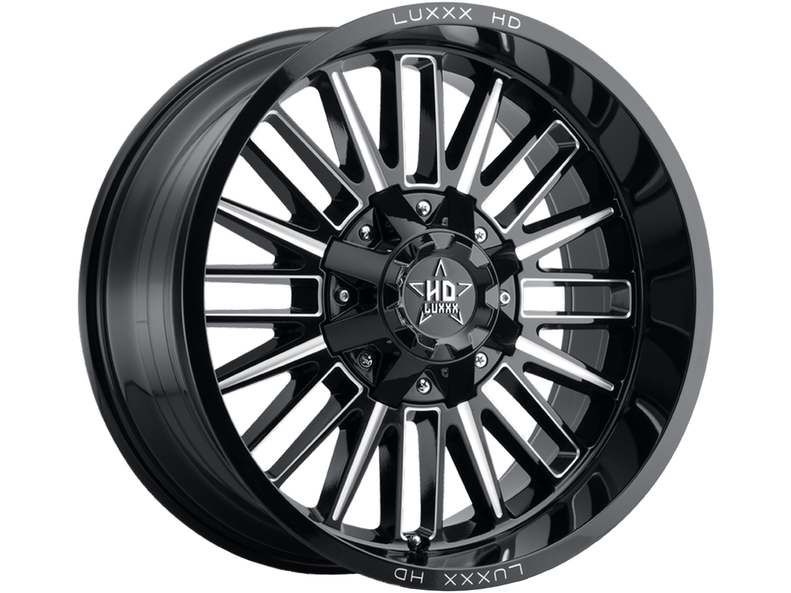 Luxxx HD Milled Gloss Black LHD23 Wheels | RealTruck