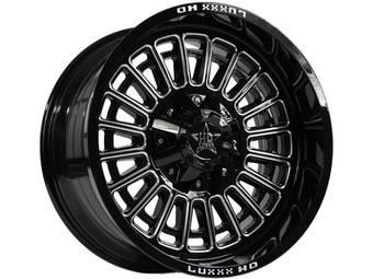 Luxxx HD Milled Gloss Black LHD27 Wheel