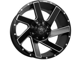 Luxxx HD Milled Matte Black LHD11 Wheel