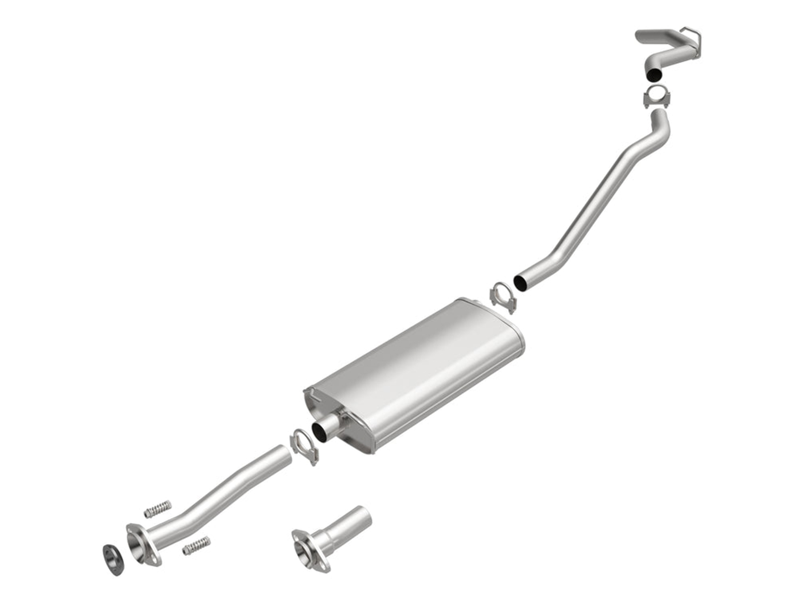 Ford F150 F250 Performance Dual Exhaust Kit - 87-96, 4.9/5.0/5.8L W/ Y-Pipe (No Muffler)