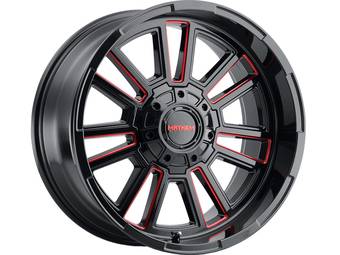 Mayhem Black & Red Apollo Wheel