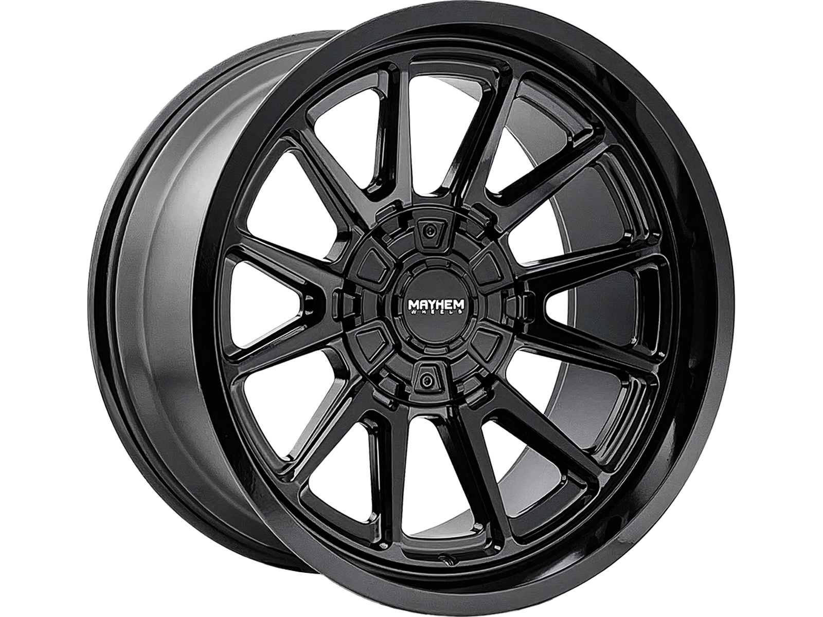 Mayhem Gloss Black Intrepid Wheels | RealTruck