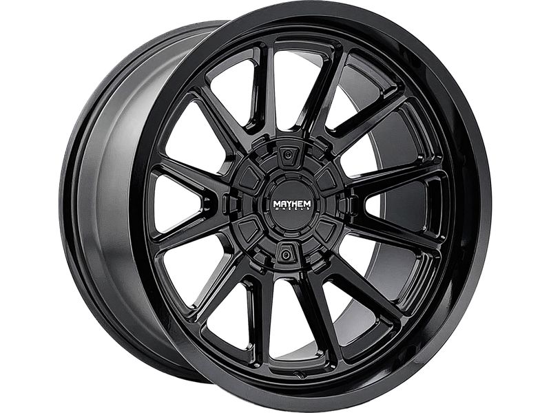 Mayhem Gloss Black Intrepid Wheels | RealTruck