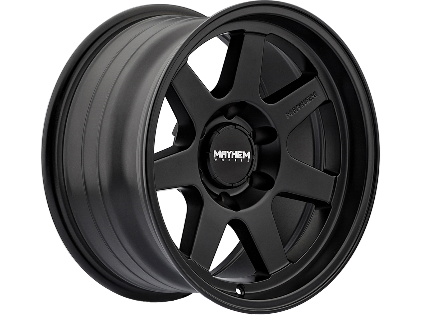 Mayhem Matte Black Convoy Wheels | RealTruck