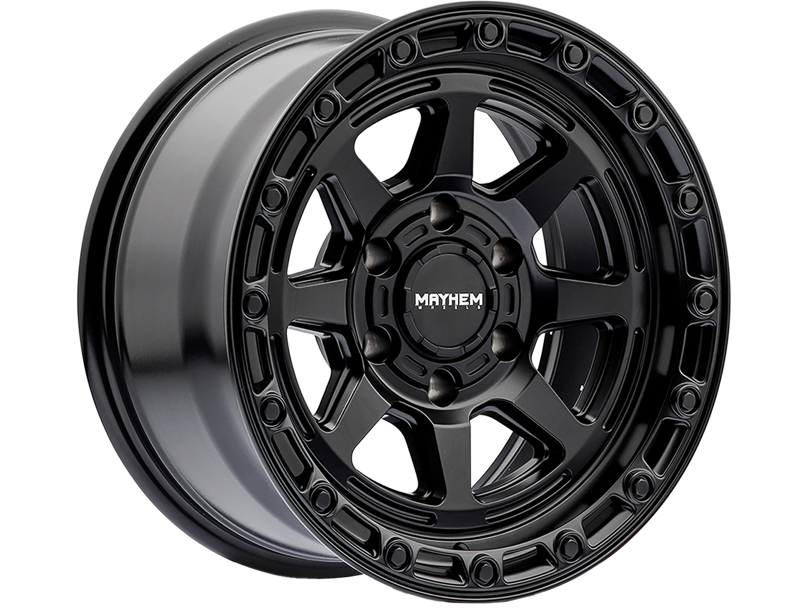 Mayhem ブラックメタル　BLACKL Mayhem Matte Black Ridgeline Wheels | RealTruck