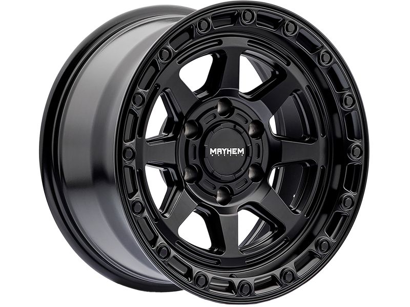 Mayhem Matte Black Ridgeline Wheels | RealTruck