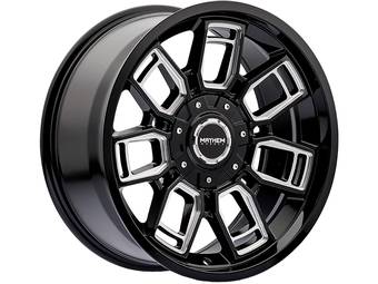 Mayhem Milled Gloss Black Ordinance Wheel