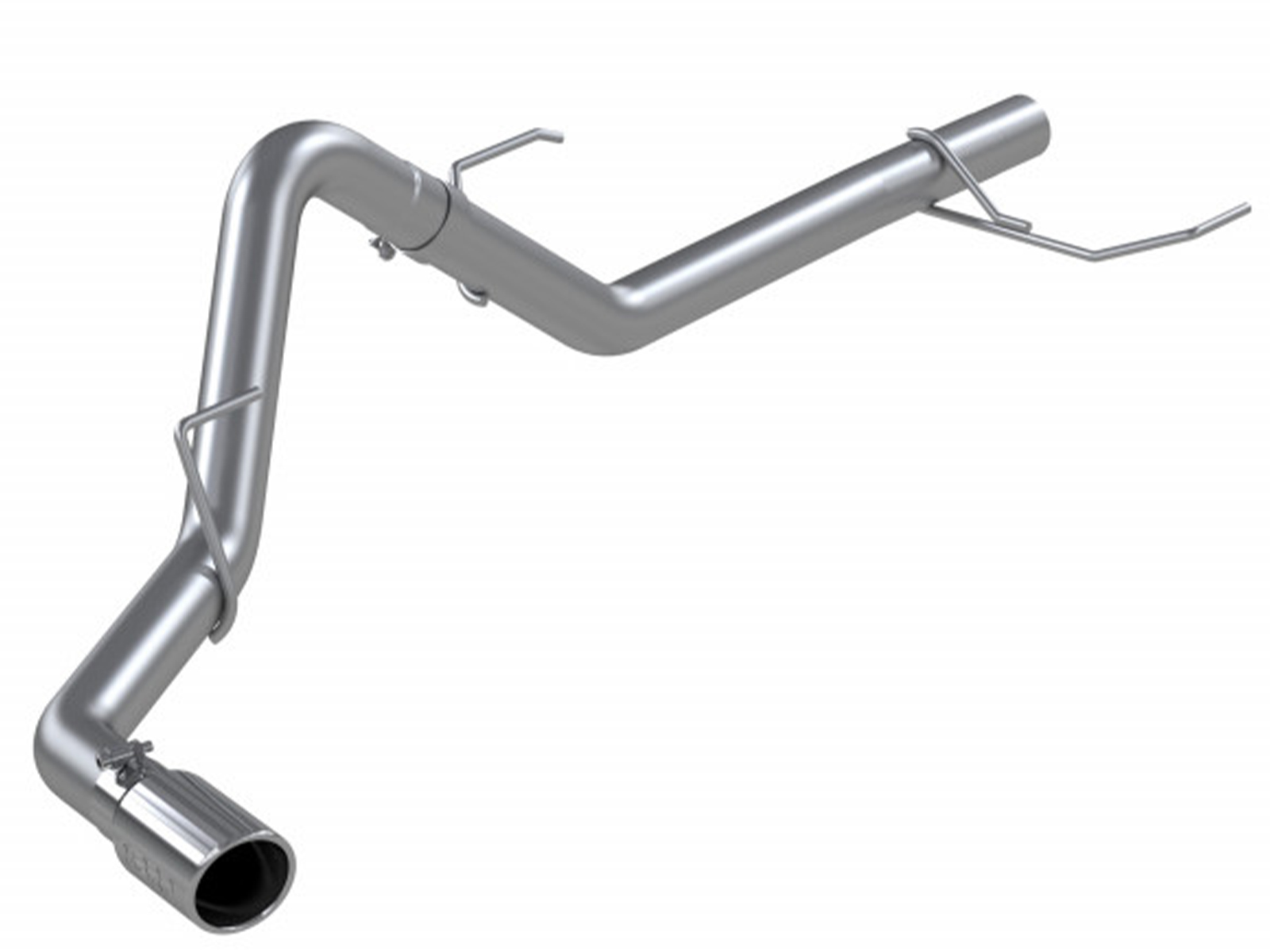 Ford F-150 98-03 2.5 Dual Exhaust Kits Flowmaster 40 Slash Tip Corner Exit