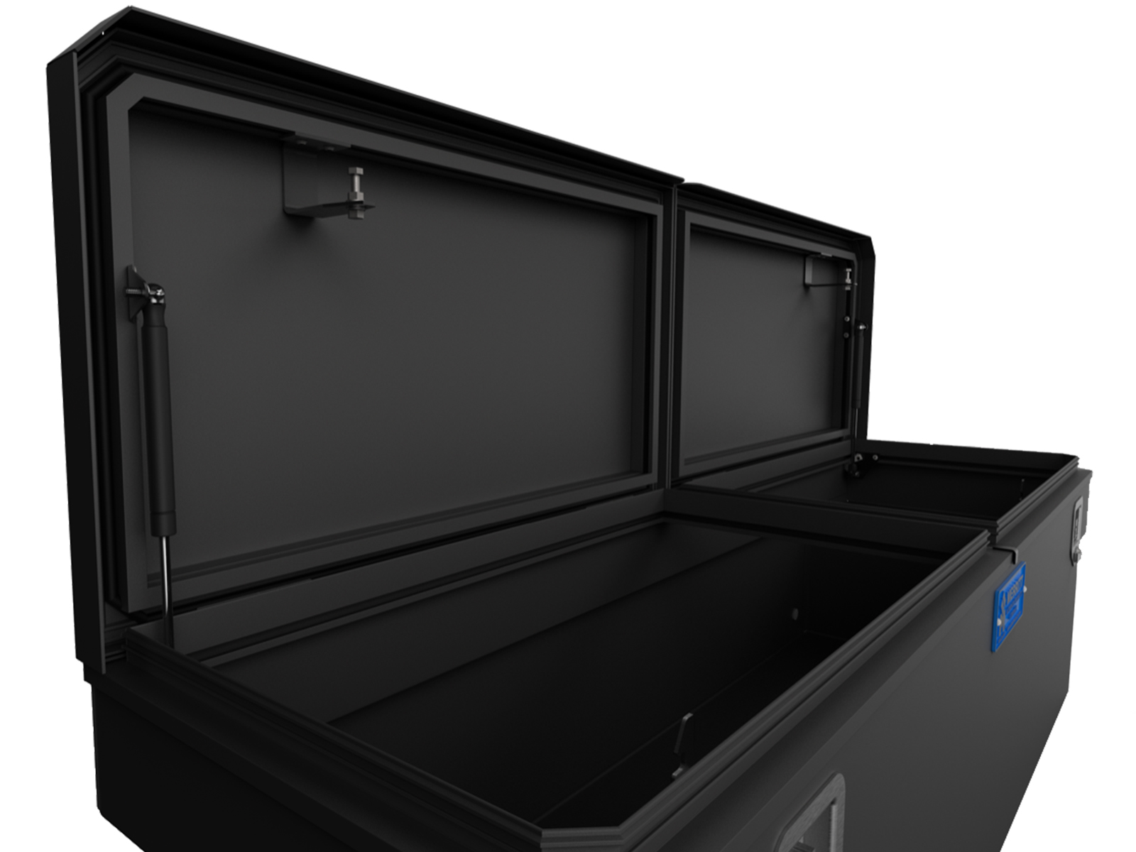Merritt Rectangular Body Utility Box - 19x20x51 - Gloss Aluminum 710414-122