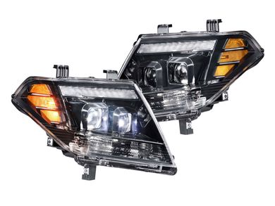 Morimoto XB Black DRL Hybrid LED Headlights LF475 | RealTruck