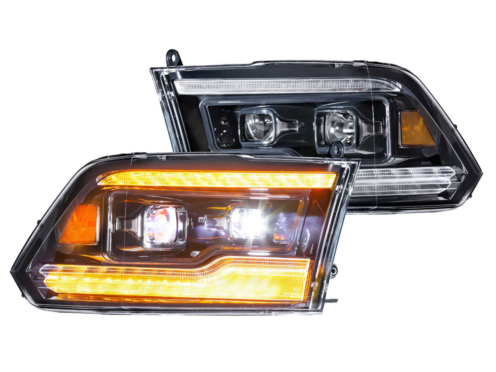 Morimoto XB Black DRL LED Headlights LF520-A-ASM | RealTruck
