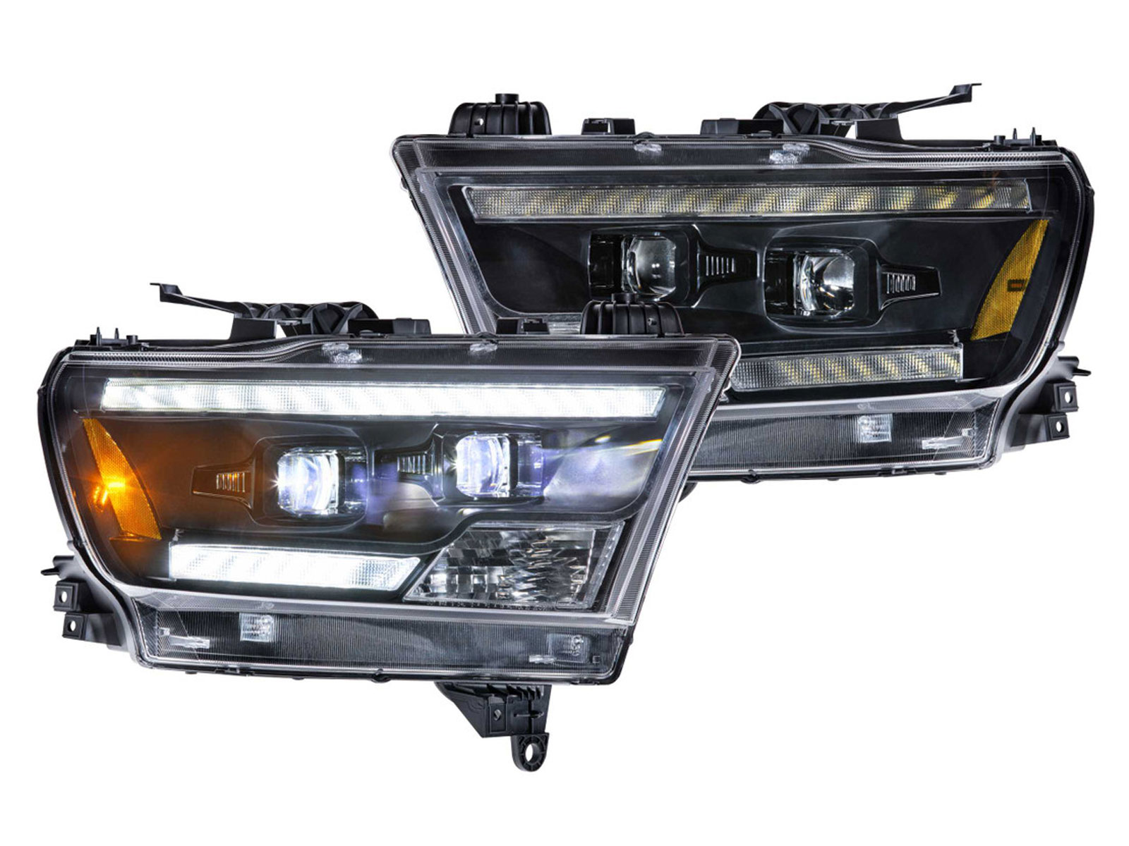 Morimoto XB Black DRL Hybrid LED Headlights LF525 | RealTruck