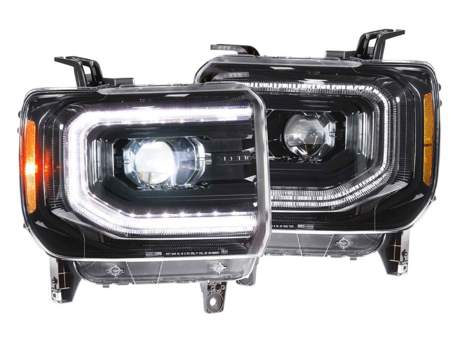 Morimoto XB Black DRL LED Headlights LF544