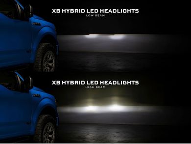 Morimoto XB Black DRL Hybrid LED Headlights LF551.2 | RealTruck